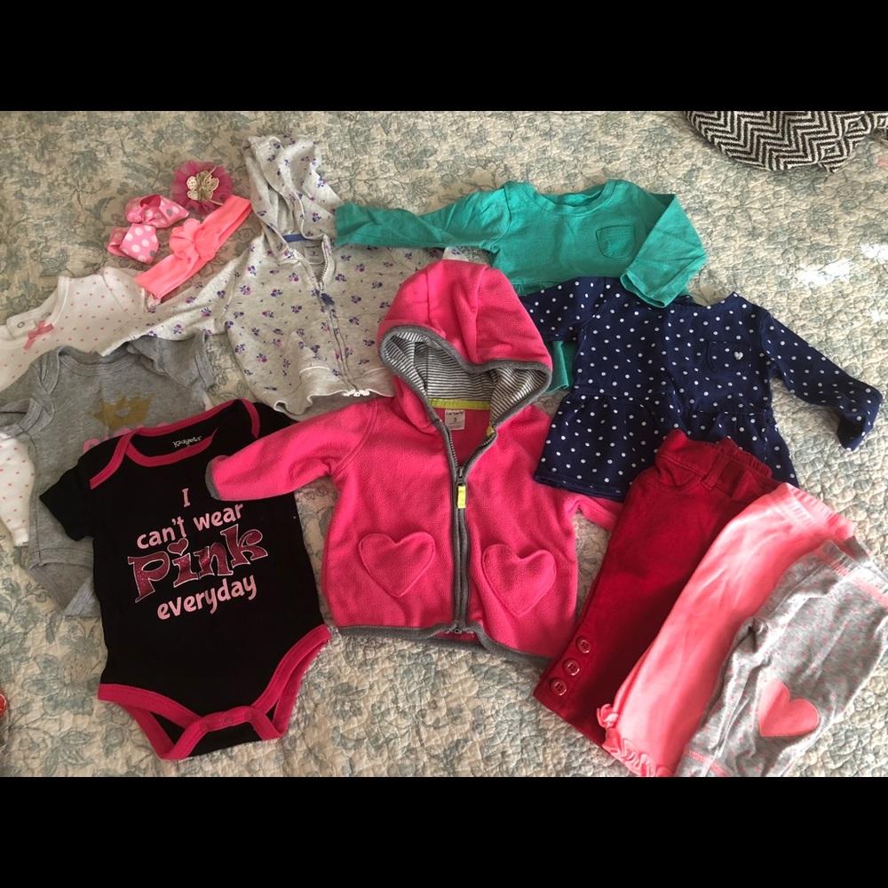 Baby girl Winter clothes lot